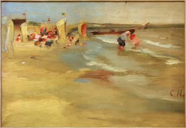 Na plaży Binz na Rugii