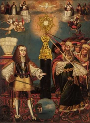 Karol II w obronie Eucharystii, koniec XVII wieku