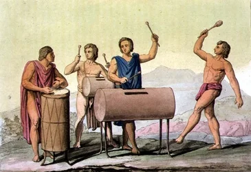 Instrumenty muzyczne (kolor grawerowany)
