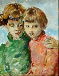 Iris i Kathleen (olej na płótnie)