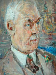 Profesor Frederick Brown, ok. 1920 (olej na panelu)