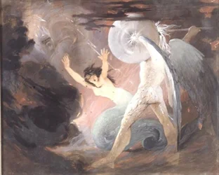 Scena mitologiczna (gwasz)