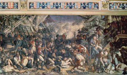 Śmierć Nelsona, szczegół dolnego pokładu Victory