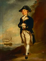 Admirał Sir William Cornwallis (1744-1819), koniec XVIII - początek XIX wieku (olej na płótnie)