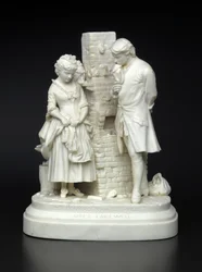 Joes Farewell, projekt 1872-73 (porcelana nieszkliwiona)