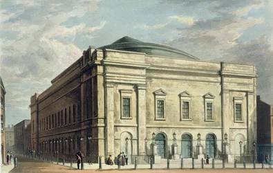 Theatre Royal, Drury Lane w Londynie, zaprojektowany przez Benjamina Wyatta w latach 1812, 1826