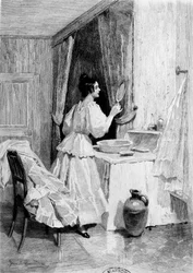 Eugénie Grandet w swojej łazience - w „”Eugénie Grandet””, ch. autor: Daniel Hernandez