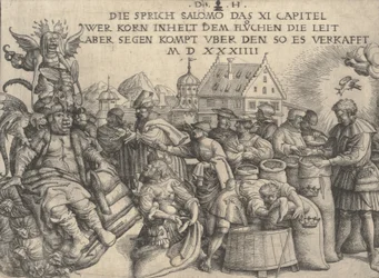 Przykład do Przysłów 11: 26, 1534.