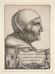 Portret Adriena VI (Hadrian VI, papież 1522-1523)
