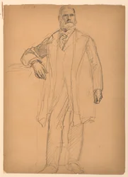 Rysunek, prezydent Chester Alan Ar, czerwiec 1886 r.