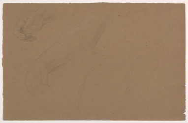 Rysunek, studia prawej ręki, 1850-60