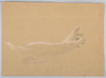 Rysunek, studium do "Early Christia", 1839-40