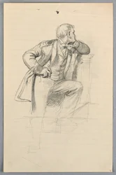 Rysunek, Studium dla "Grupy naukowej", 1858 r.