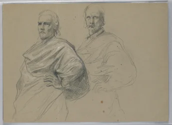 Rysunek, Studium do "Pokazu Tycjana", 1871-72
