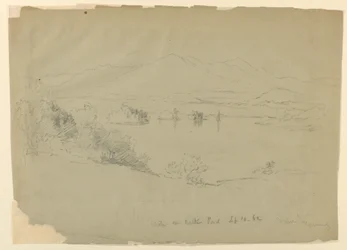 Szkic krajobrazu, Walker Pond, New Hampshire