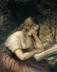 Studium w lesie, 1861.