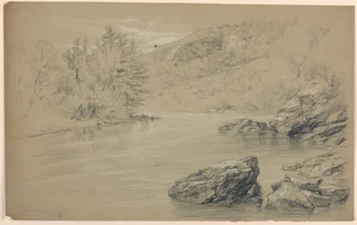 Rzeka Androscoggin w Gorham, New Hampshire