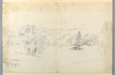 Rzeka Hudson i Catskills z Barrytown