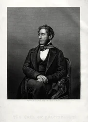 Anthony Ashley Cooper, 7. hrabia Shaftesbury, angielski filantrop, ok. 1880 r.