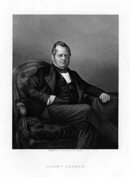 Hrabia Camillo Benso di Cavour, włoski polityk, XIX wiek