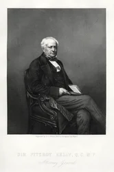 Sir Fitzroy Kelly, sędzia angielski, ok. 1880