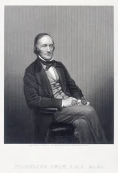 Sir Richard Owen, angielski zoolog, ok. 1860 r.