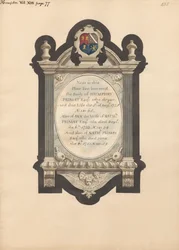Memorial para Humphry Primat, Nathaniel e Ann Primat de Hampton Churchpolish