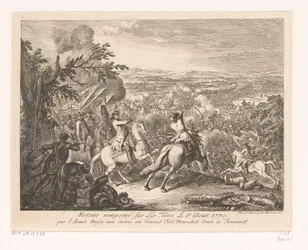 Zwycięstwo generała Rumiancewa w bitwie pod Kahulem, 1770 Victoire remportée sur les Turces Le 1.r Aout 1770 par l