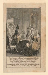 Pompotyczność, ilustracja do "Königl: Grosbrit [anian] kalendarz genealogiczny na rok 1780 Lauenberg autorstwa J.G. Berenberga"