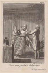 Robert i Louise obejmują się