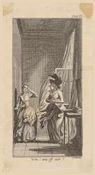 Ilustracja tytułowa do dzieła Hippela „Lebensläufe”, tom drugi, część trzecia