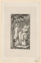 Miedzioryt tytułowy do „Heloise” Jean-Jacques