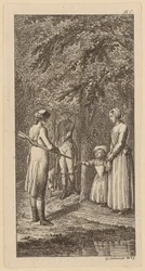 Miedzioryt tytułowy do „Życiorysów” Theodora Gottfrieda Hippela, część druga, Berlin 1799
