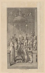 Rycina tytułowa do romansu rycerskiego „Palmerin z Oliwy”