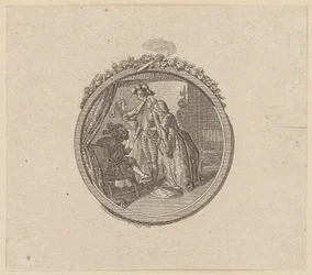 Winieta tytułowa do romansu rycerskiego „Palmerin von Oliva”