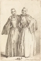 Dwie stojące panie (Demoiselles Quantin)