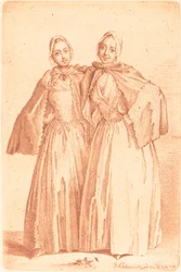Dwie stojące panie (Demoiselles Quantin)