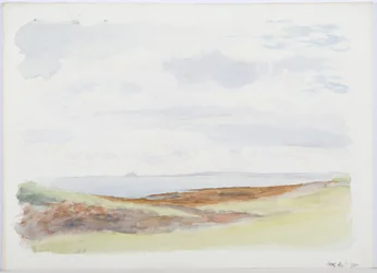 Święta Wyspa, 1895 (ołówek i wc na papierze)