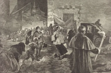 Hiszpania. Wiatyku, 1889.