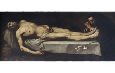 Martwy Chrystus i św. Dominik de Guzman, 1623