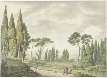 Widok na tarasy Villa d