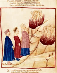 Czyściec: Dante i Wergiliusz, miniatura