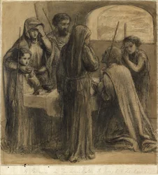 Pascha w domu Józefa i Zachariasza, ok. 1850 r.