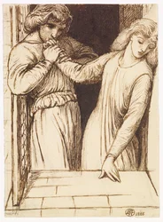Hamlet i Ofelia - studium kompozycji