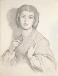 Portret kobiety, połowa XIX wieku