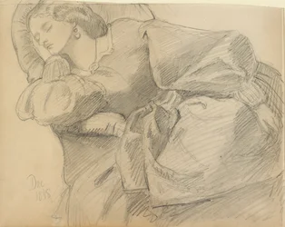 Ruth Herbert śpi, 1858