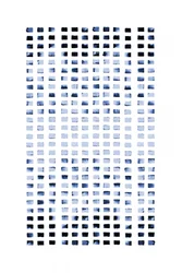 Gradient w kształcie kwadratu w kolorze indygo