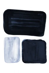 Minimalistyczne niebieskie klocki