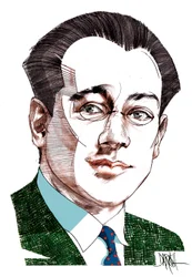 Carlo Diano, 2022 (cyfrowy rysunek ołówkiem)