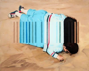 Beached, 2019 (akryl na płótnie)